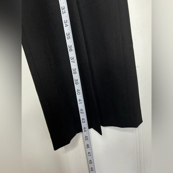 NWT‎ VICTOR ALFARO WOOL Blend Straight Leg Black Dress Trousers Size 16 - Picture 6 of 7